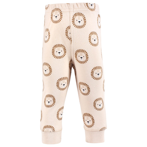 Hudson Baby Cotton Pants and Leggings, Brave Lion