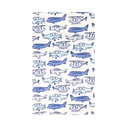 Hudson Baby Cotton Flannel Burp Cloths, Born To Fly 1