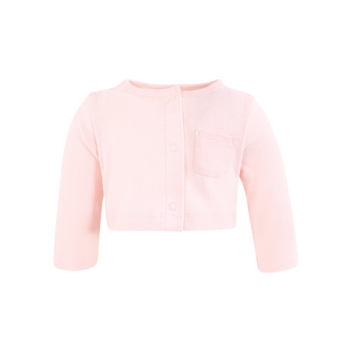 Hudson Baby Cotton Dress and Cardigan Set, Cheerful Flower