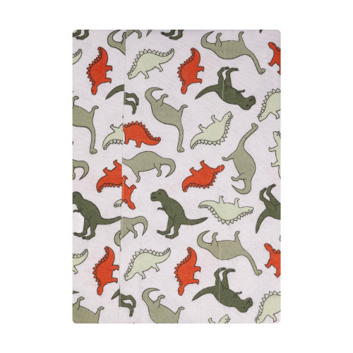 Hudson Baby Cotton Flannel Burp Cloths, Multi Color Dino 7-Pack