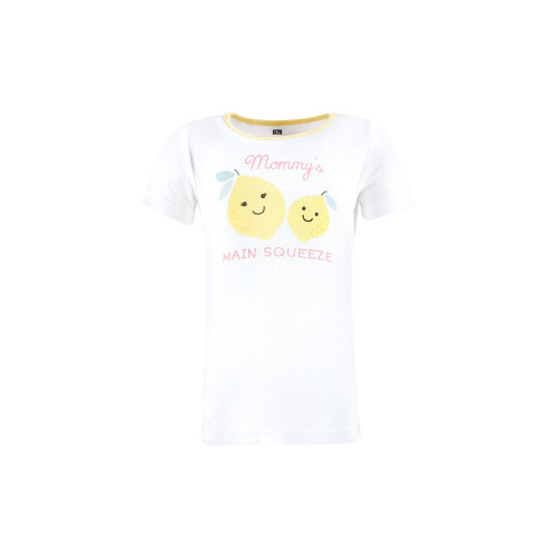 Hudson Baby Cotton Pajama Set, Mint Lemon