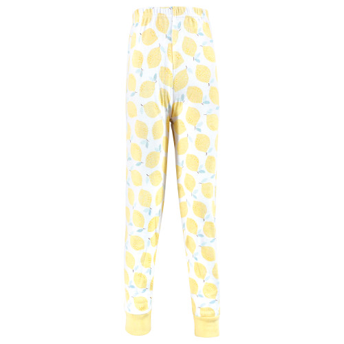 Hudson Baby Cotton Pajama Set, Mint Lemon