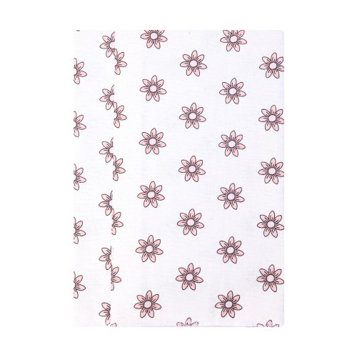 Hudson Baby Cotton Flannel Burp Cloths, Pink Mint Floral 2