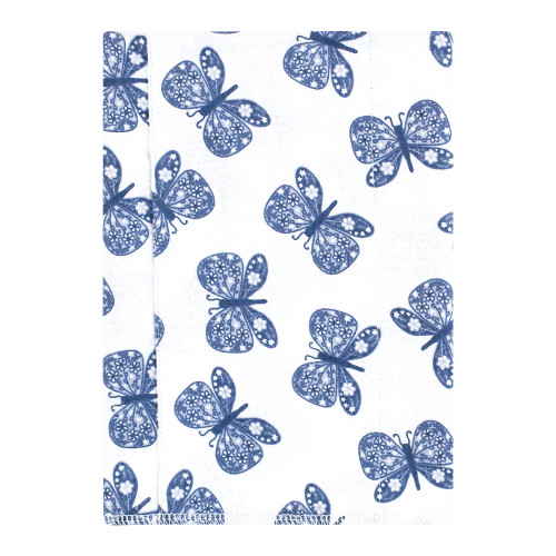 Hudson Baby Cotton Flannel Burp Cloths, Beautiful Butterfly 1