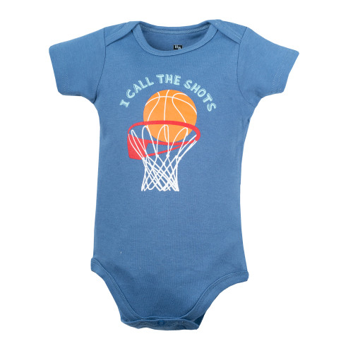 Hudson Baby Cotton Bodysuits 3-Pack, Sports