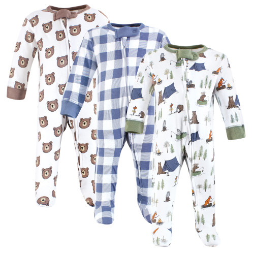 Touched By Nature Organic Cotton Sleep and Play, Camping Animals