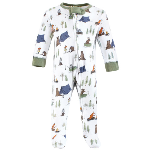 Touched By Nature Organic Cotton Sleep and Play, Camping Animals