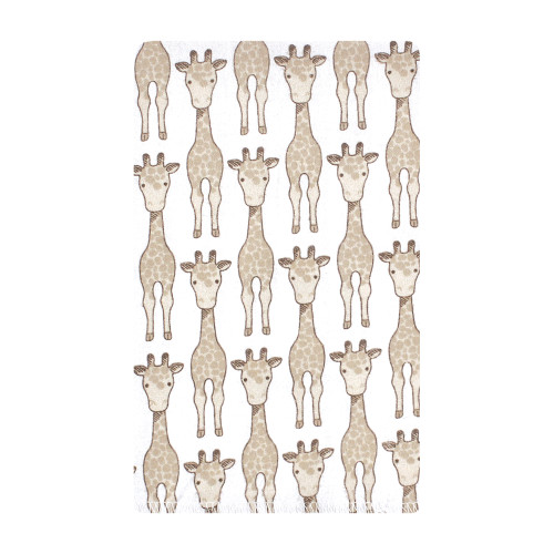 Hudson Baby Cotton Flannel Burp Cloths, Giraffe 10-Pack