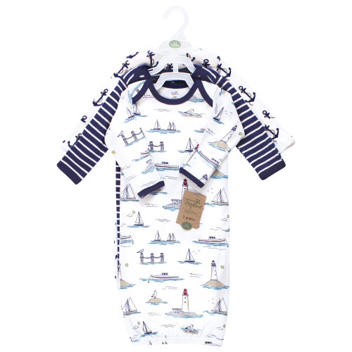 Touched By Nature Organic Cotton Gowns, Lighthouse Seagull