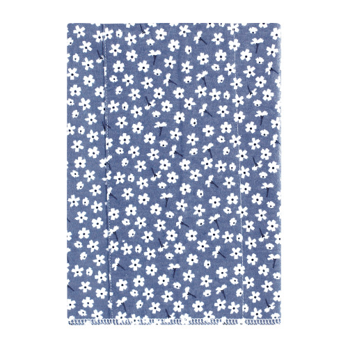 Hudson Baby Cotton Flannel Burp Cloths, Blue Cosmos