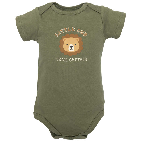 Hudson Baby Cotton Layette Set, Tough Guy Lion