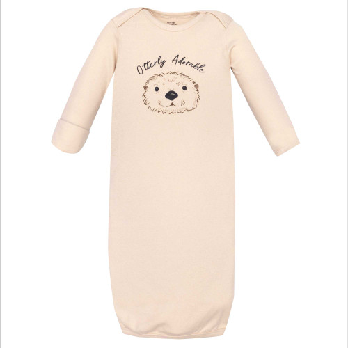 Touched By Nature Organic Cotton Gowns, Otters
