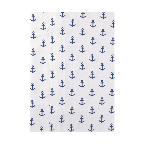 Hudson Baby Cotton Flannel Burp Cloths, Sea Friends 4-Pack