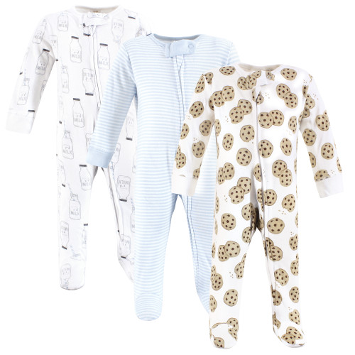 Touched By Nature Organic Cotton Sleep and Play, Cookies And Milk