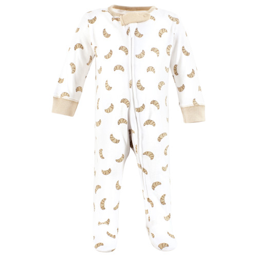 Touched By Nature Organic Cotton Sleep and Play, Breakfast Croissant