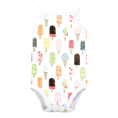 Touched By Nature Organic Cotton Bodysuits, Popsicle 1