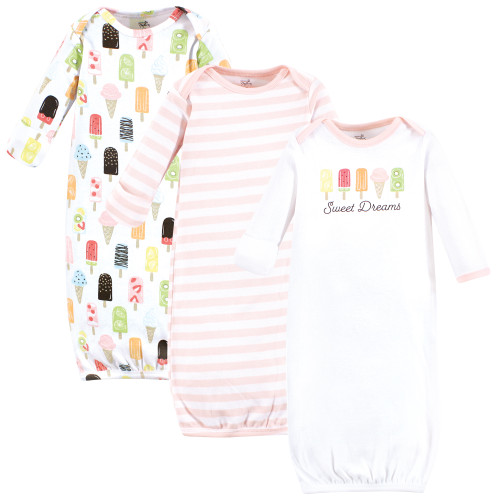 Touched By Nature Organic Cotton Gowns, Popsicle