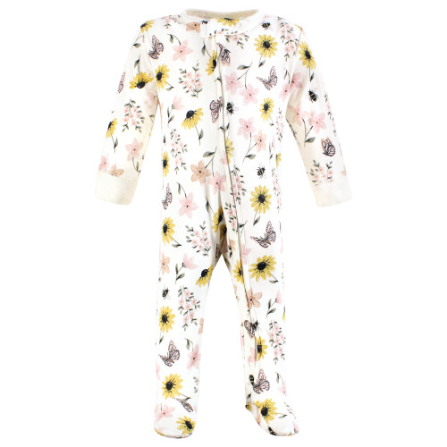 Touched By Nature Organic Cotton Sleep and Play, Soft Wildflower