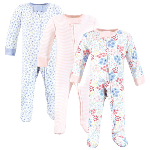 Touched By Nature Organic Cotton Sleep and Play, Flower Market