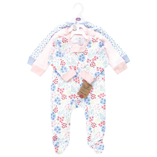 Touched By Nature Organic Cotton Sleep and Play, Flower Market