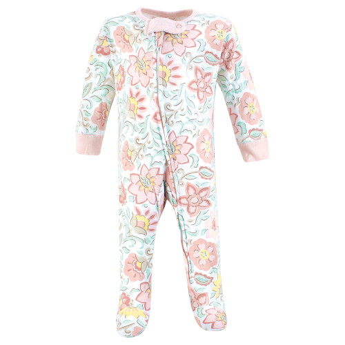 Touched By Nature Organic Cotton Sleep and Play, Traditional Floral