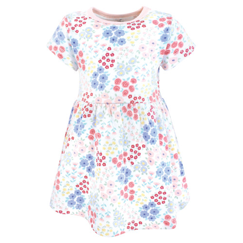 Touched By Nature Organic Cotton Short-Sleeve and Long-Sleeve Dresses, Flower Market