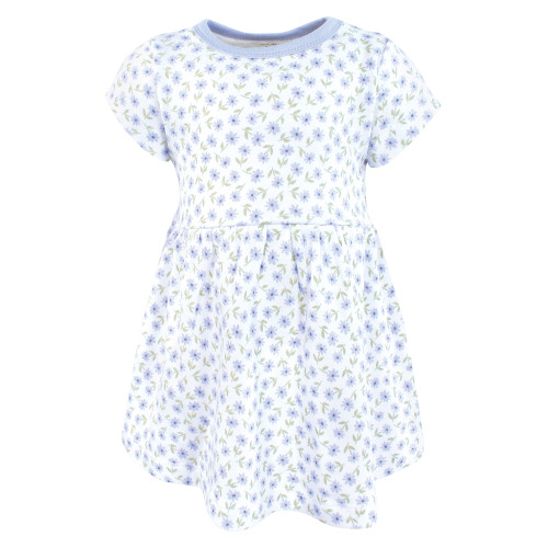 Touched By Nature Organic Cotton Short-Sleeve and Long-Sleeve Dresses, Flower Market