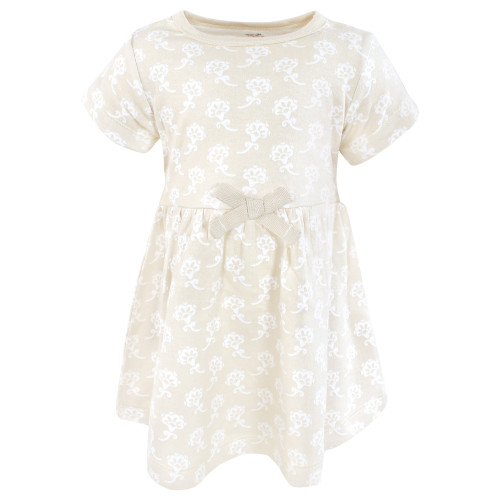 Touched By Nature Organic Cotton Short-Sleeve and Long-Sleeve Dresses, Traditional Floral