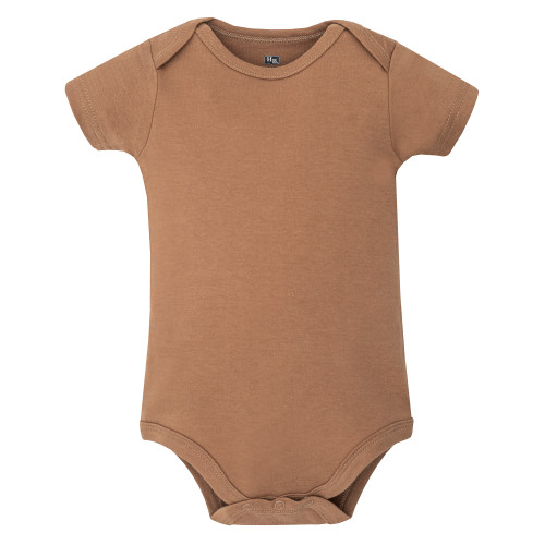 Hudson Baby Cotton Bodysuits 5-Pack, Strong Like Daddy Dino