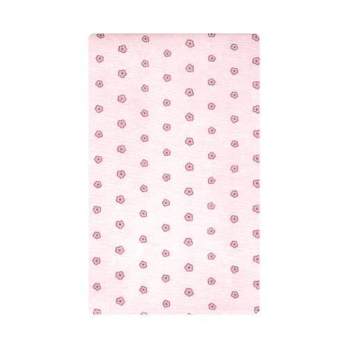 Hudson Baby Cotton Flannel Burp Cloths Bundle, Outline Floral Soft Pink
