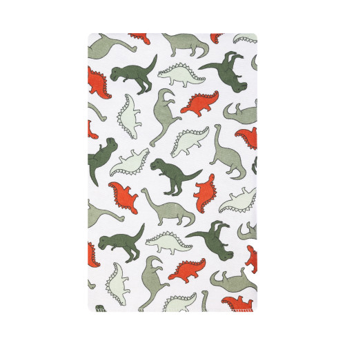 Hudson Baby Cotton Flannel Burp Cloths, Multi Color Dino