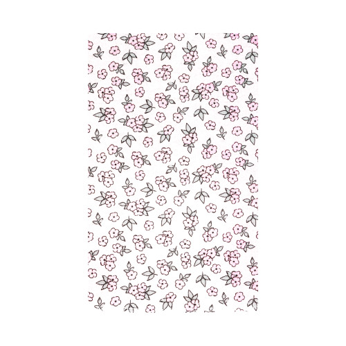 Hudson Baby Cotton Flannel Burp Cloths Bundle, Pink Primrose