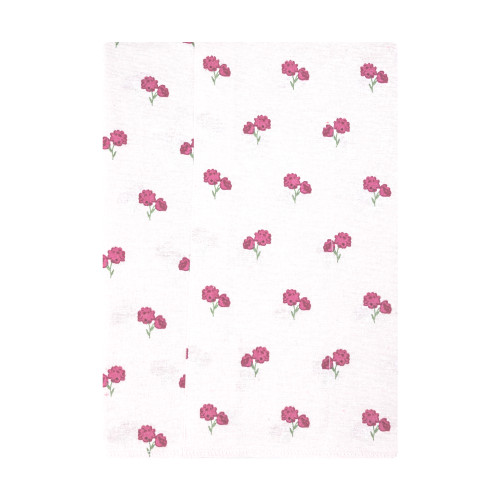 Hudson Baby Cotton Flannel Burp Cloths, Wild Rose Floral