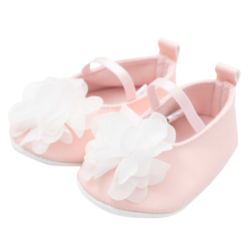 Hudson Baby Cotton Bodysuit, Shorts and Shoe Set, Blue Ditsy Cutie