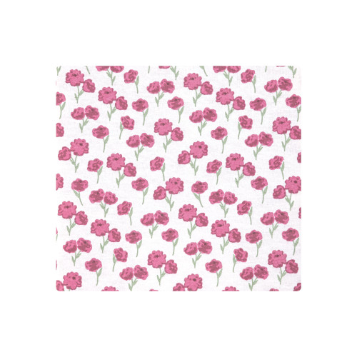 Hudson Baby Cotton Flannel Receiving Blankets, Wild Rose Floral