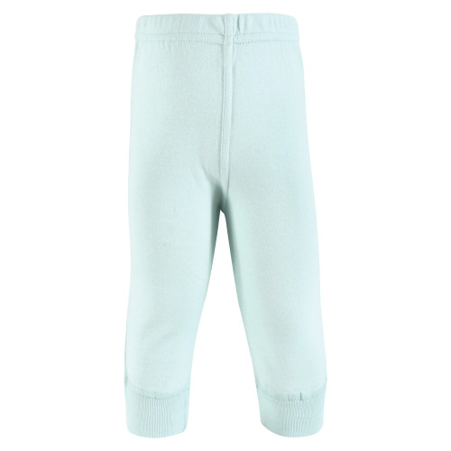 Hudson Baby Unisex Baby Cotton Pants and Leggings 4-Pack, Pink Mint
