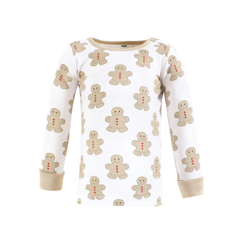 Hudson Baby Unisex Baby Cotton Pajama Set 2-Pack, Gingerbread