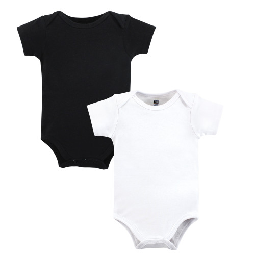 Hudson Baby Unisex Baby Cotton Bodysuits 10-Pack, Solid Neutrals