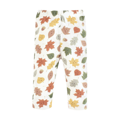 Hudson Baby Unisex Baby Cotton Bodysuit, Pant and Shoe Set, Cute Leaves