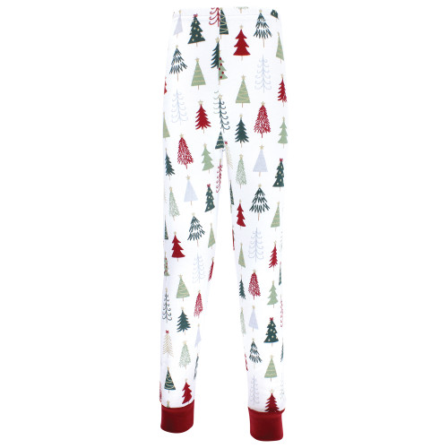 Hudson Baby Unisex Baby Cotton Pajama Set 2-Pack, Red Modern Christmas Tree