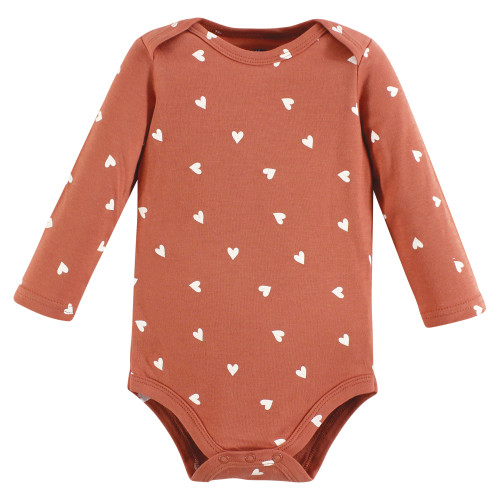 Hudson Baby Unisex Baby Cotton Long-Sleeve Bodysuits 3-Pack, Rainbow Leopard