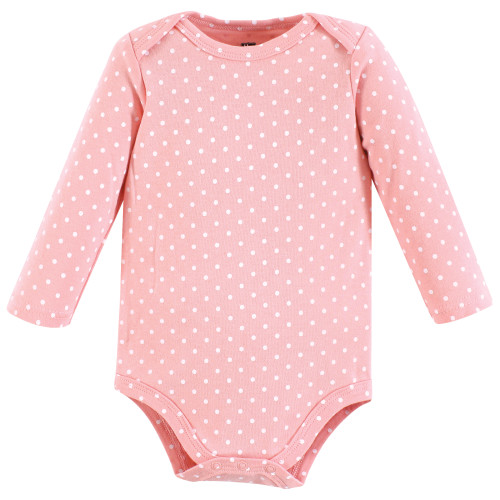 Hudson Baby Unisex Baby Cotton Long-Sleeve Bodysuits 3-Pack, Cutest Sister Hearts