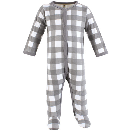 Hudson Baby Unisex Baby Cotton Sleep and Play 3-Pack, Construction