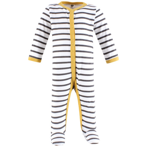 Hudson Baby Unisex Baby Cotton Sleep and Play 3-Pack, Construction