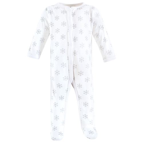 Hudson Baby Unisex Baby Cotton Sleep and Play 3-Pack, Pink Mint Polar Bear