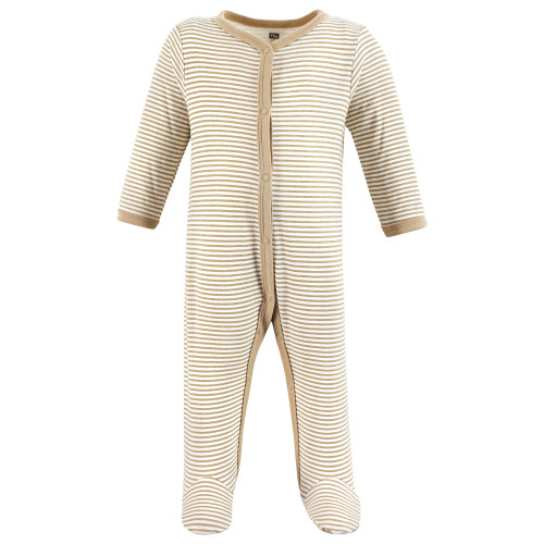 Hudson Baby Unisex Baby Cotton Sleep and Play 3-Pack, Brown Teddy Bears