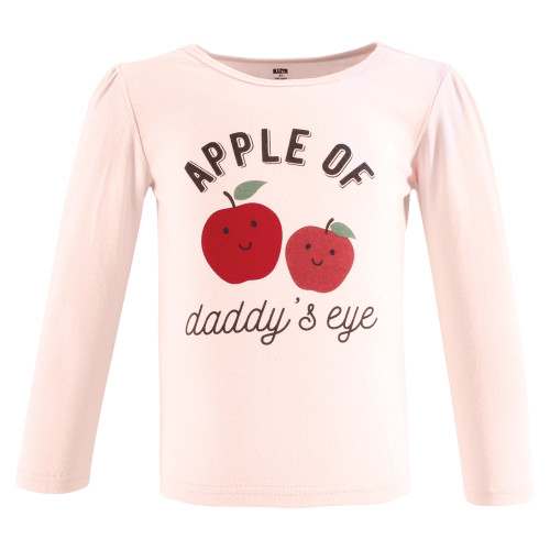 Hudson Baby Unisex Baby Long Sleeve T-Shirts 5-Pack, Sunflower Apples