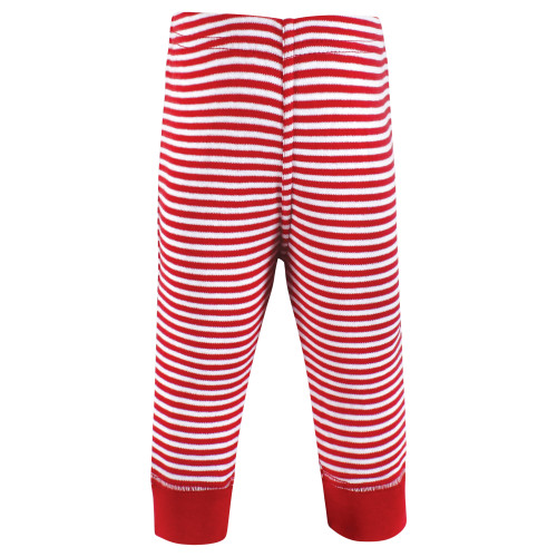 Hudson Baby Unisex Baby Cotton Pants and Leggings 4-Pack, Christmas Basic