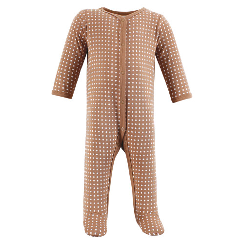 Hudson Baby Unisex Baby Cotton Sleep and Play 3-Pack, Plants