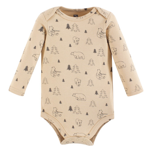 Hudson Baby Unisex Baby Cotton Long-Sleeve Bodysuits 5-Pack, Adventure Awaits